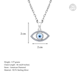 The Eye of Grace Silver Chain Pendent
