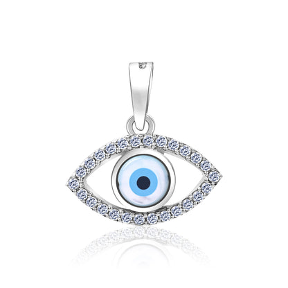 The Eye of Grace Silver Chain Pendent