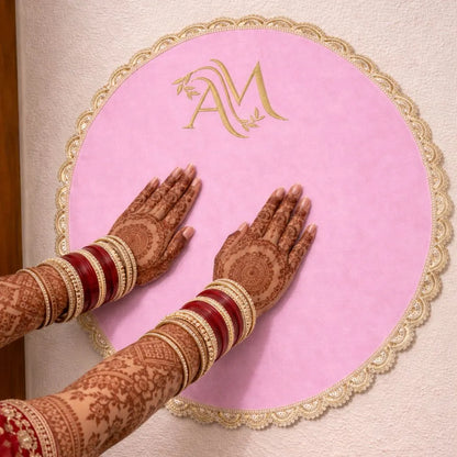 Personalised Wedding Hand Thaapa for Rituals and Ceremony Decoration