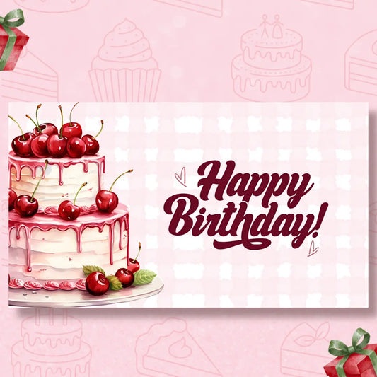 Happy Birthday with Happiness and Love Gift Card