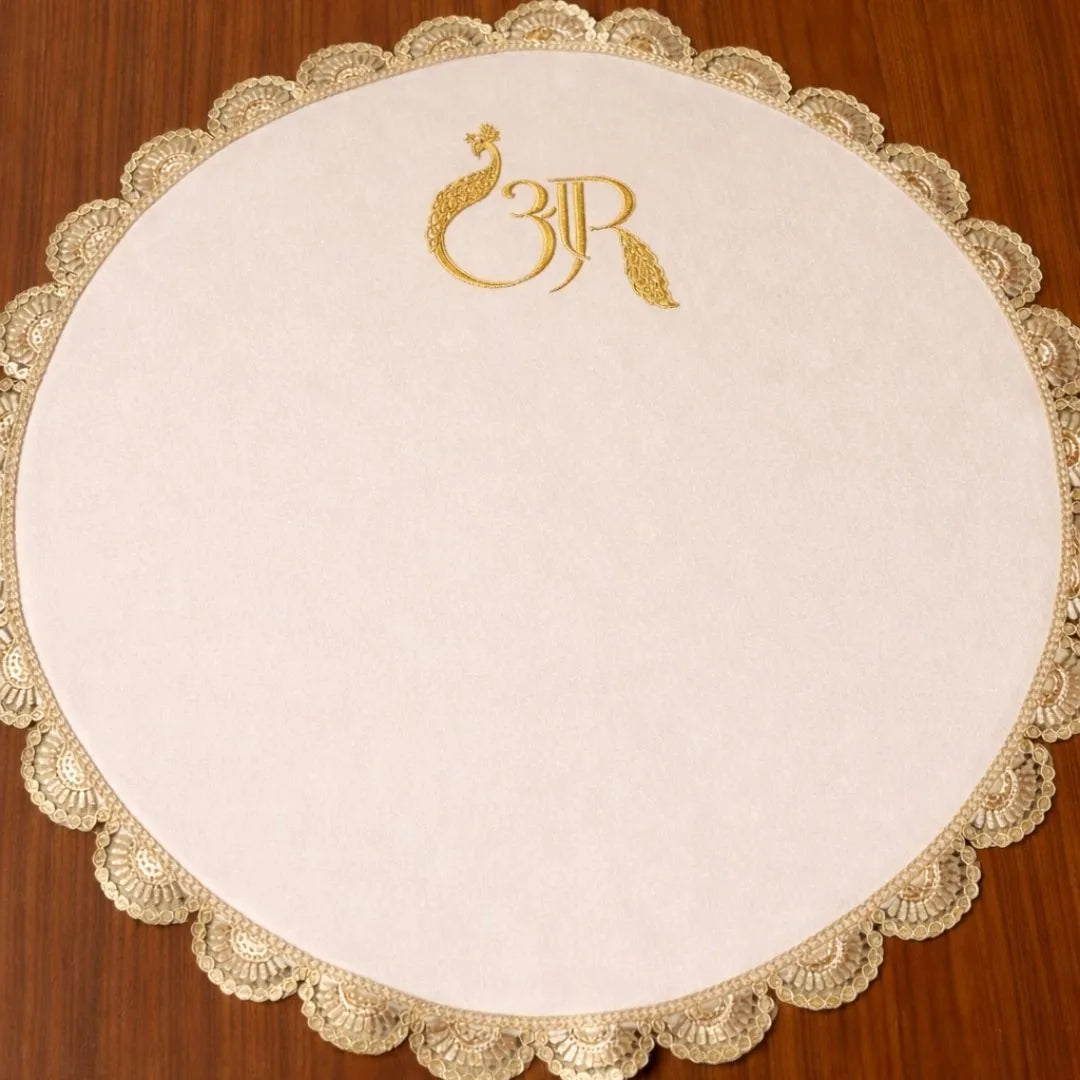 Wedding Hand Thaapa for Rituals with Customised Logo Design