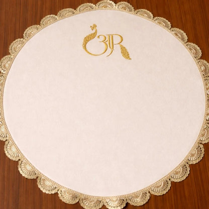 Wedding Hand Thaapa for Rituals with Customised Logo Design