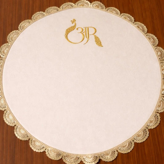 Wedding Hand Thaapa for Rituals with Customised Logo Design