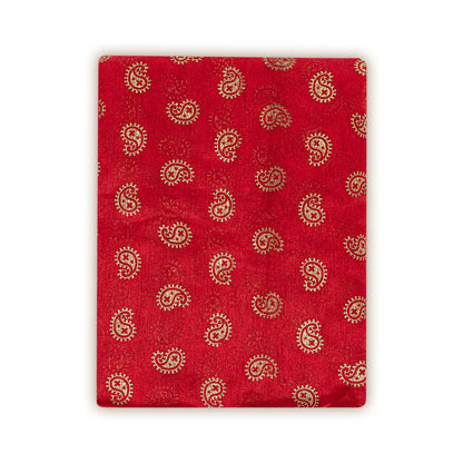 Set of 5/10 Chanderi Cotton, Red Block Printing Pagadi for Groom