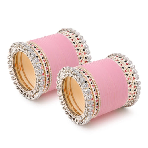 pink bridal chura