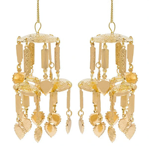 Golden Minimal Single Layer Ceremonial Kaleera - Ships Immediately