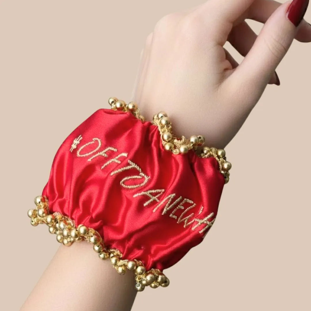 Gaana with Premium Red Customised Gaana Cover - Add Hashtags Or Name