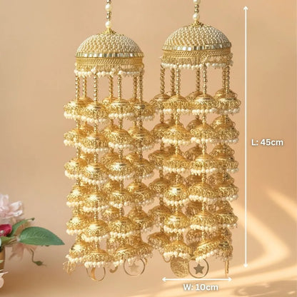 Traditional Golden Kaleera with Classic Bridal Charm
