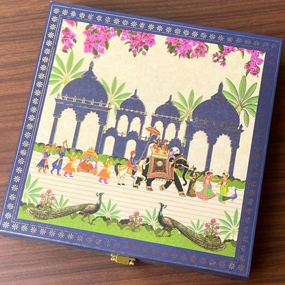 Musical 7 Vachan Baraati Coin Box Set, Round Shape, 999 Purity - Ready To Ship