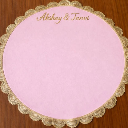 Personalized Wedding Hand Thaapa with Your Special Message