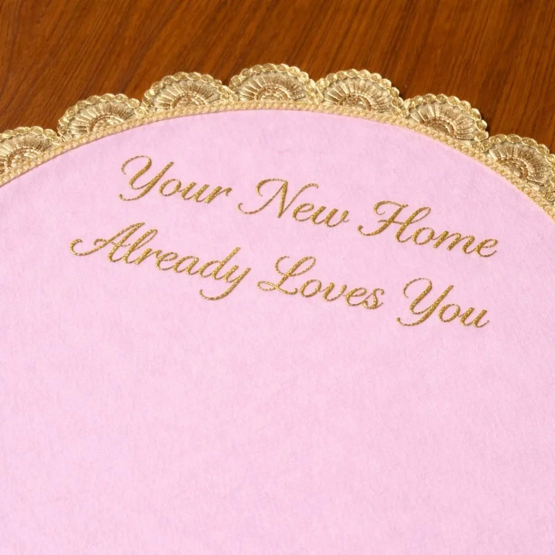 Traditional Wedding Hand Thaapa with Custom 2 - Line Text