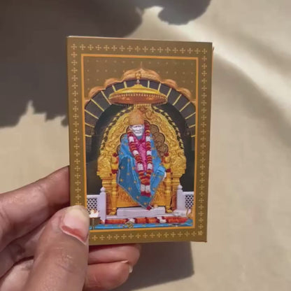 Sai Baba, Silver, Round Shape, UV Print, 1 GM, 999 Purity Silver Coin (Set of 10)