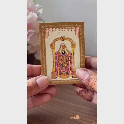 Tirupati Balaji Ji Maharaj, Silver, Round Shape, 1 GM, 999 Purity Silver Coin (Set of 5)