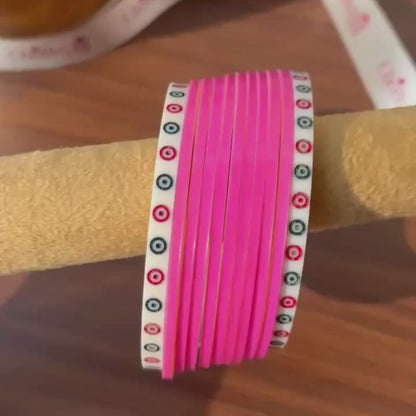 Pink Semi Pearl Chooda – Chotteylal & Sons