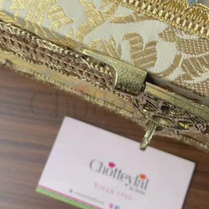 Traditional Golden Chooda Box for Wedding Ceremonies