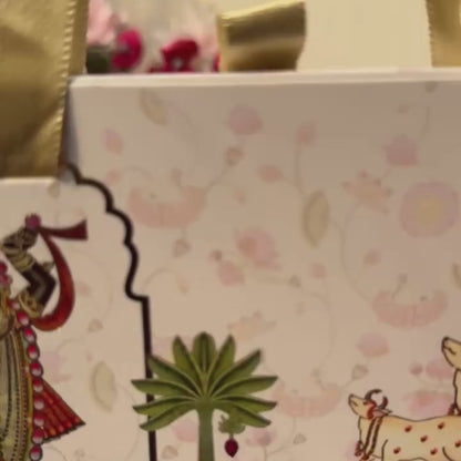 Aashirwaad Baraati Design, Rose Gold Finish, Dollar Shape, Set of 2 (10 gm Each), 999 Silver Coin Box Set – Ready to Ship