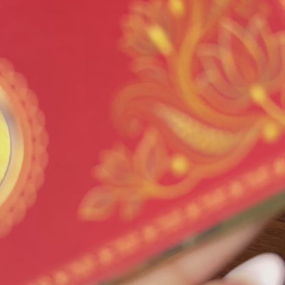 Ganesh Ji 100mg Gold Coin | Premium Blessings Card Gift