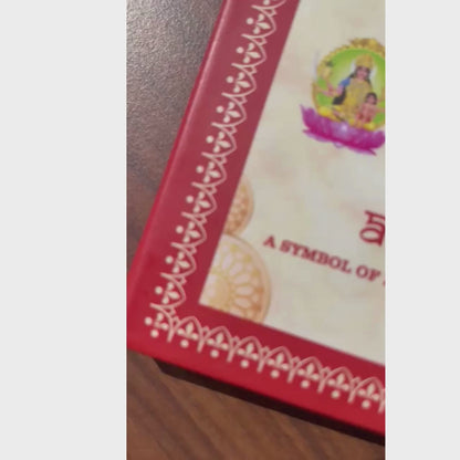 Ashtalakshmi Ji, Silver, Folder Box, 8 Coin (1 gm Each), 999 Purity Silver Coins