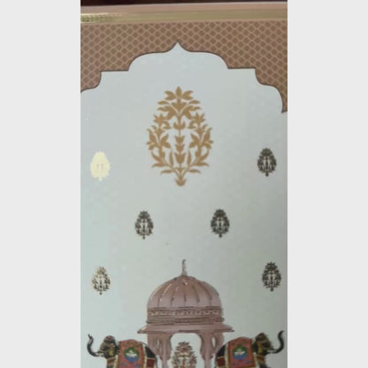 Leaf In Hand, Silver Finish, Bar Shape, 200 GM, 999 Purity Silver Coin – Ready To Ship