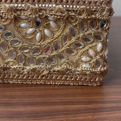 Premium Golden Chooda Box for Bridal Traditions