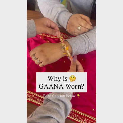 Shaadi Ritual Gaana with Premium Decorative Magenta Cover