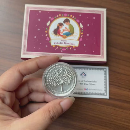 Celebrate Raksha Bandhan with a Premium Silver Coin Gift