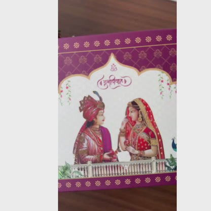 999 Pure Silver Raja & Rani Wedding Bar Coin Set – 20gm