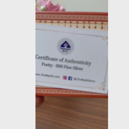 Lakshmi Ganesh Ji, Silver, Round Shape, 1 GM, 999 Purity Silver Coin