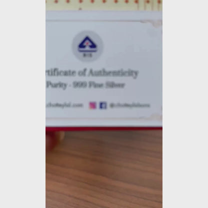 Mata Rani Coin, Silver, Round Shape, 1 GM, 999 Purity Silver Coin