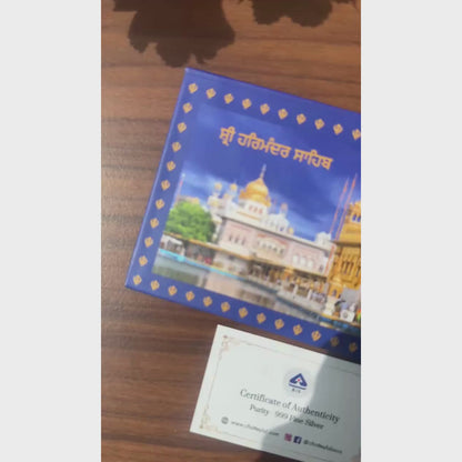 Guru Nanak Dev Ji, Sikh Silver Coins, Set of 3 Coins (1 gm Each), 999 Purity Silver Coins