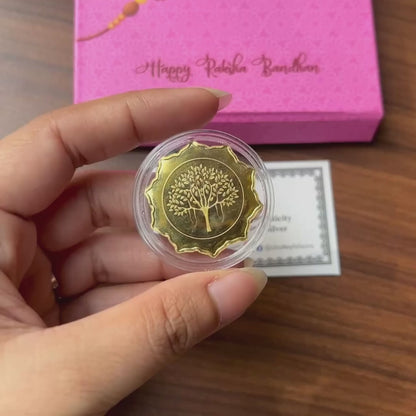 Raksha Bandhan Special 999 Pure Silver Coin Gift Box