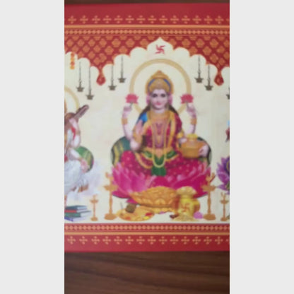 Laxmi, Ganesh, Saraswati ji, Silver, Folder Box, 6 Coins (1 GM Each), 999 Purity Silver Coins