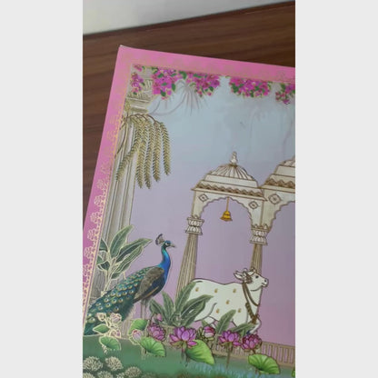 Celebration 50 Coin Box, Banyan Tree Design, Lotus Shape, Set of 25 Coins (2 Gram Each), 999 Purity - Ready To Ship