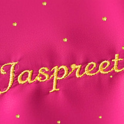 Dark Pink Mehndi Mat Customizable With 1 Line Text