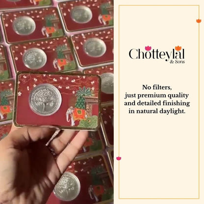 2 g Silver Coin Royal Gajraj Card – 999 Pure Silver Symbol of Wealth & Power