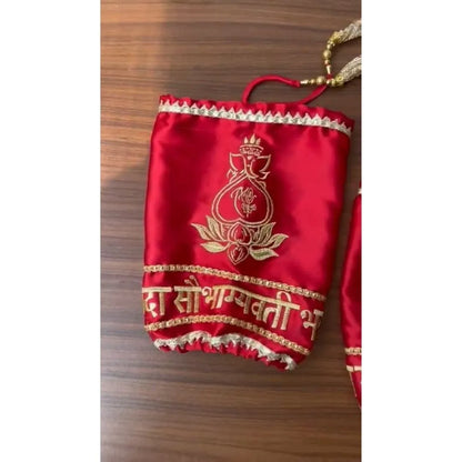 Sada Saubhagyavati Chooda Cover with Ganesh Ji Chooda Box Combo Set