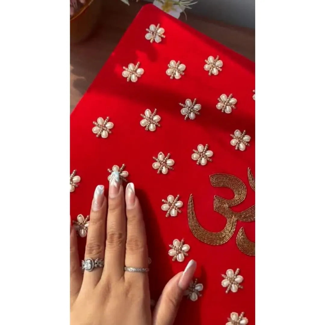 Premium Om Chooda Cover and Box Set for Wedding Ceremonies
