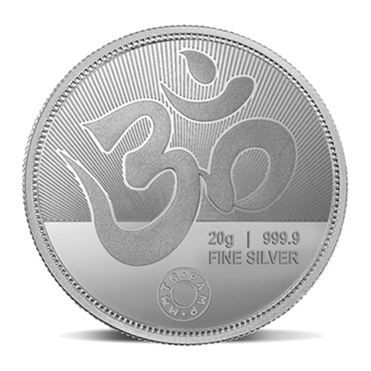 20 gm Lakshmi Ganesh MMTC Silver Coin