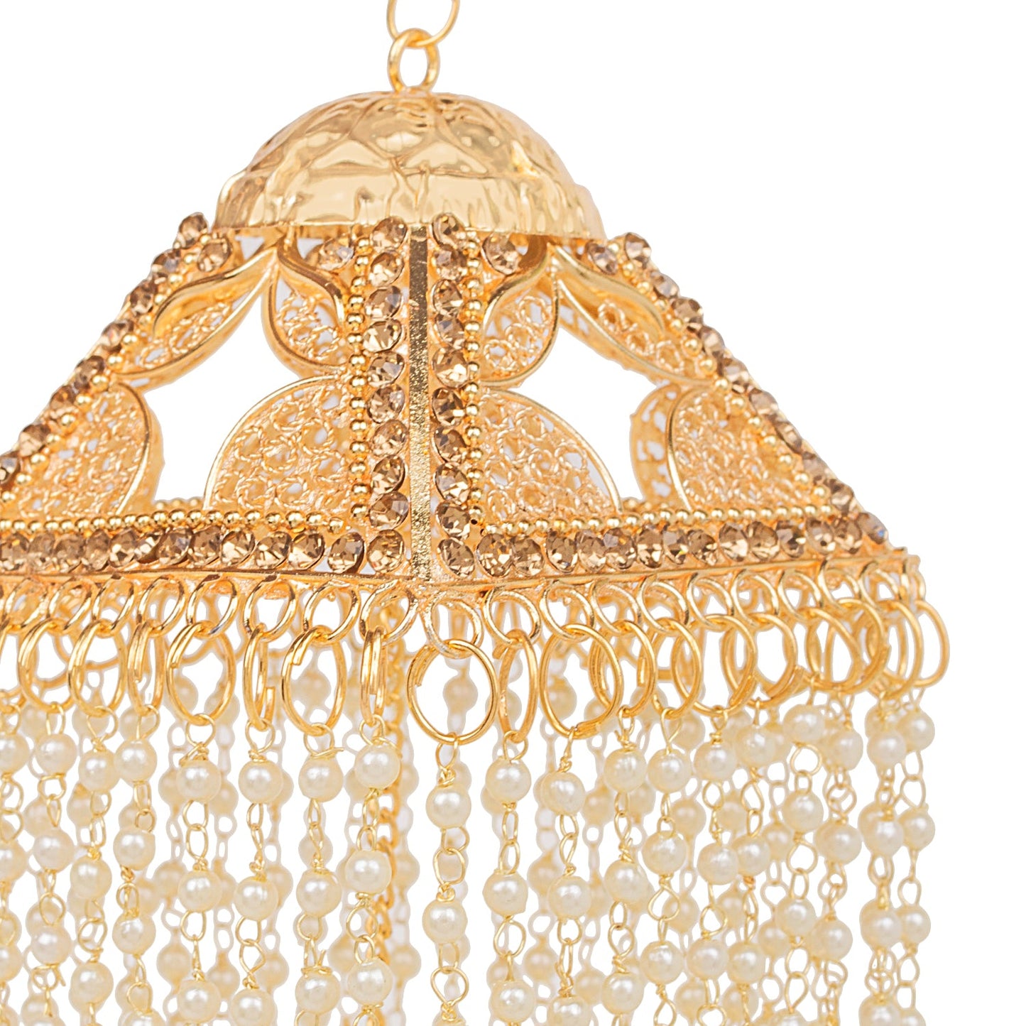 Golden Palki Dome Long Bridal Kaleera