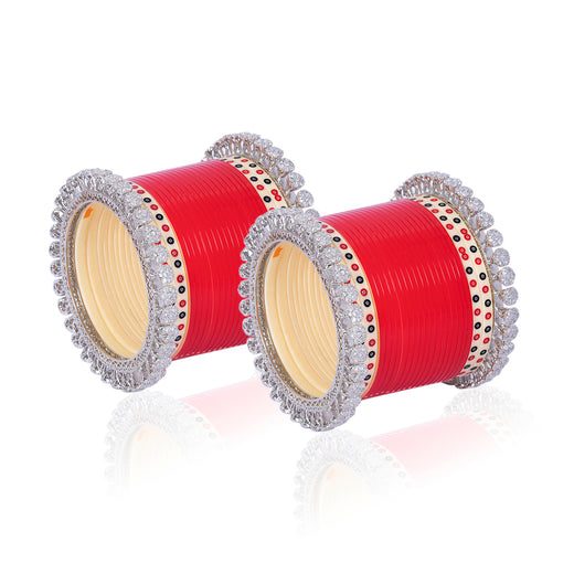 red bridal chura