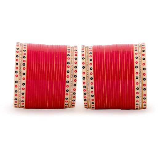 red bridal chura