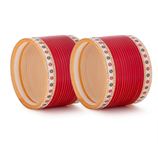 red bridal chura