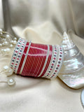 Maroon Hand Finish Designer Wedding | Bridal chura