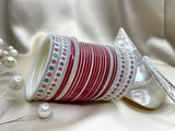 Maroon Hand Finish Designer Wedding | Bridal chura