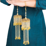 Sleek Designer Traditional Golden kaleera
