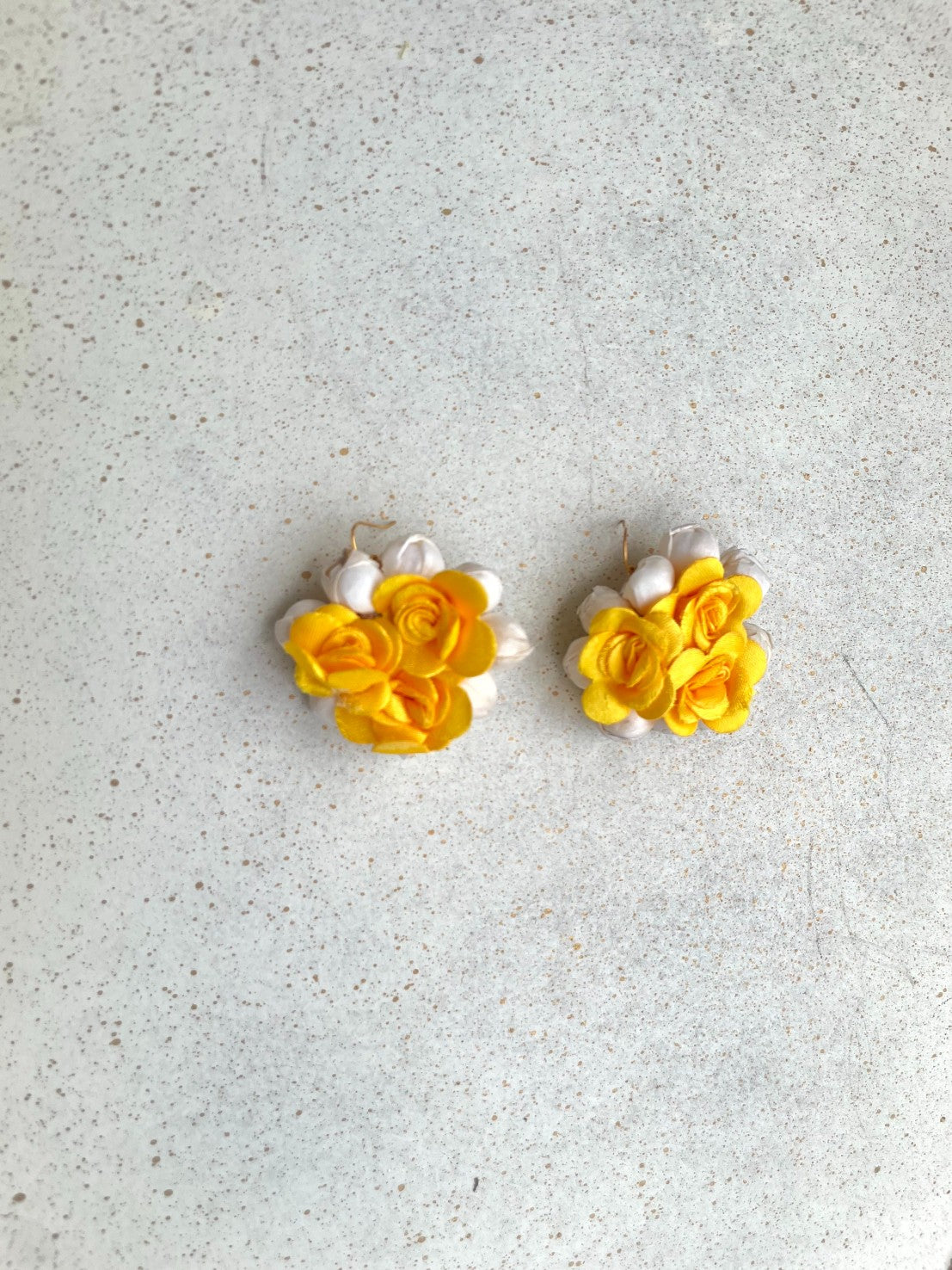 fcity.in - Trendy Stylish Yellow Flower Drop Earrings For Women And Western