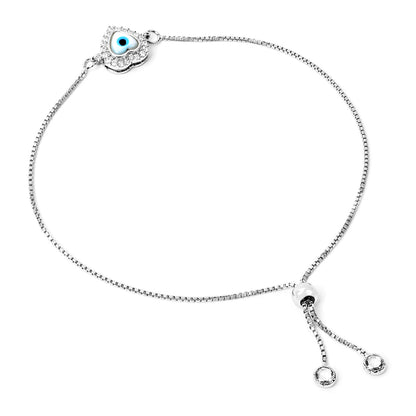 The fearless heart silver bracelet