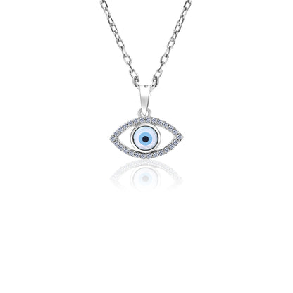 The Eye of Grace Silver Chain Pendent