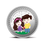 20 grams Rakhi Silver Coin